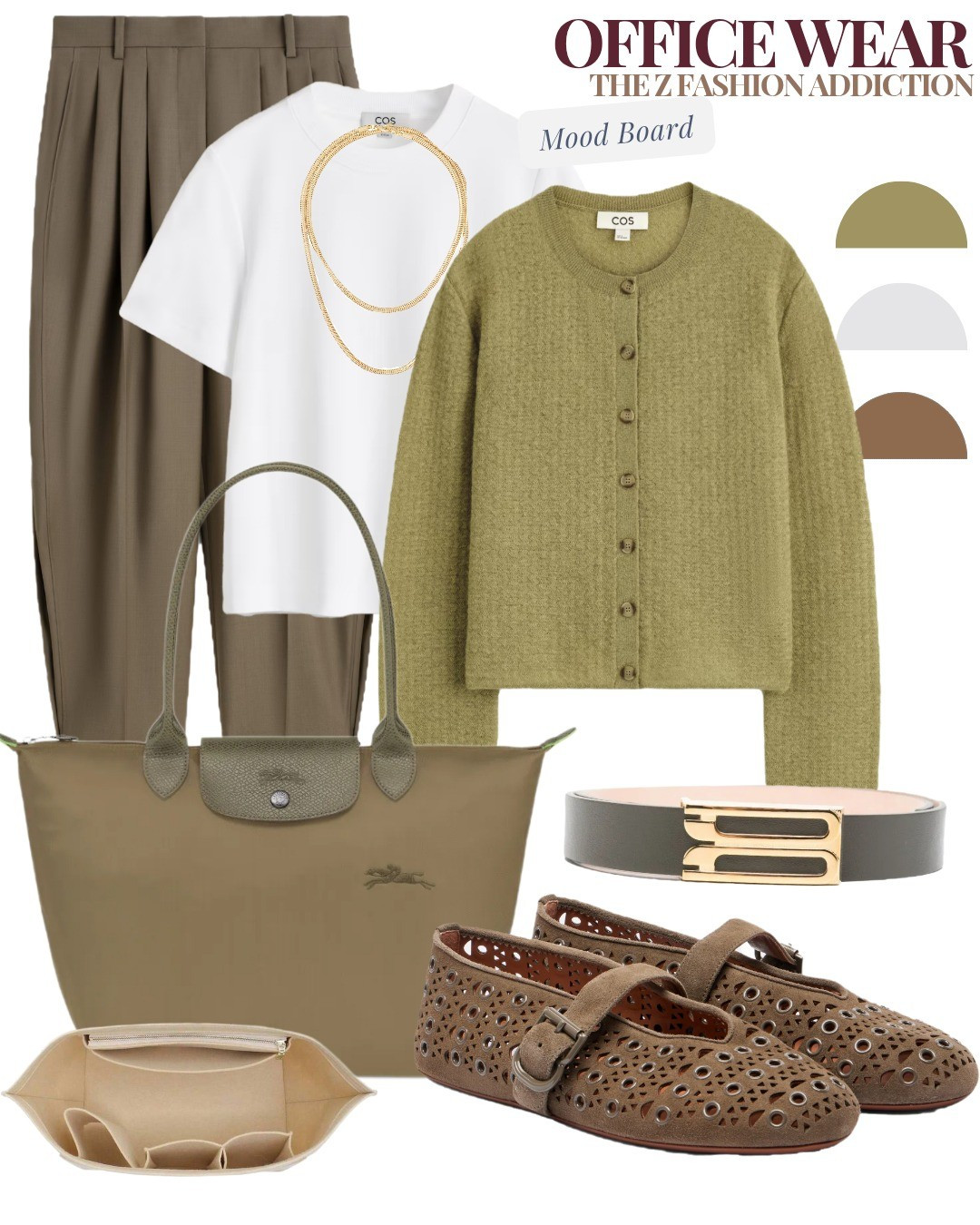 POV: Your outfit is the only thing keeping you sane through back-to-back meetings ☕️📁​There’s something about an earthy color palette that just lowers the heart rate, right? Today’s mood board is all about the 'Modern Professional'.Functional, chic, and perfectly accessorized with that iconic tote.​

#LTKworkwear #LTKstyletip #LTKbag
