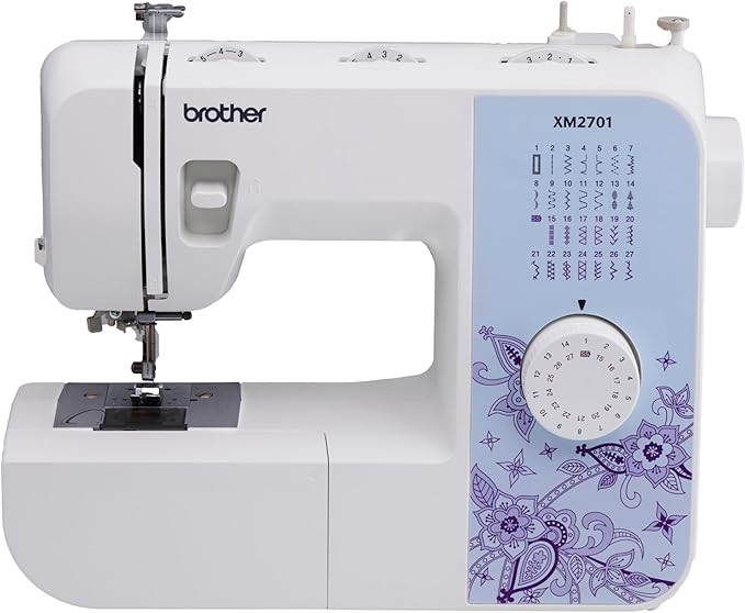Brother XM2701 Sewing Machine, Lightweight, Full Featured, 27 Stitches, 6 Included Feet | Amazon (US)