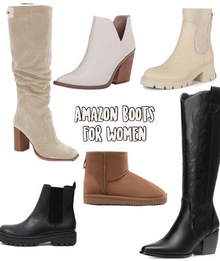 Boots for women on Amazon! Cowboy boots, ugg boots, knee high boots, booties, lug boots, Chelsea boots for women!! Christmas gift idea for her 

#LTKGiftGuide