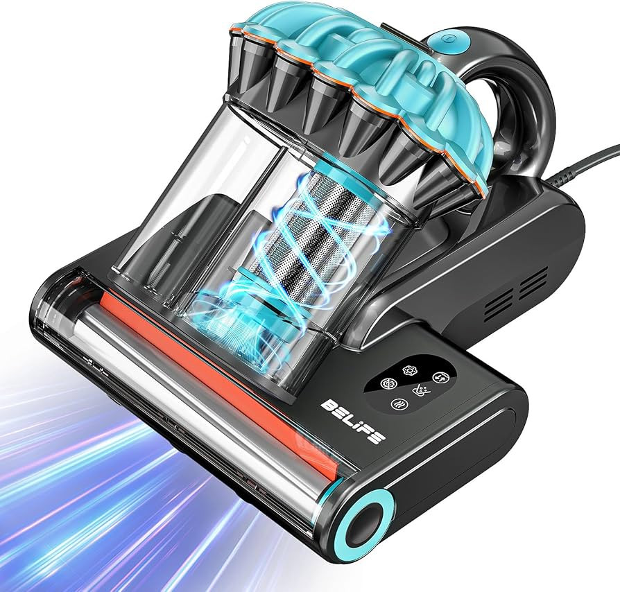 Belife M8 Mattress Vacuum Cleaner, Anti-allergen Bed Vacuum Cleaner with UV & Hot Air & High Heat... | Amazon (US)
