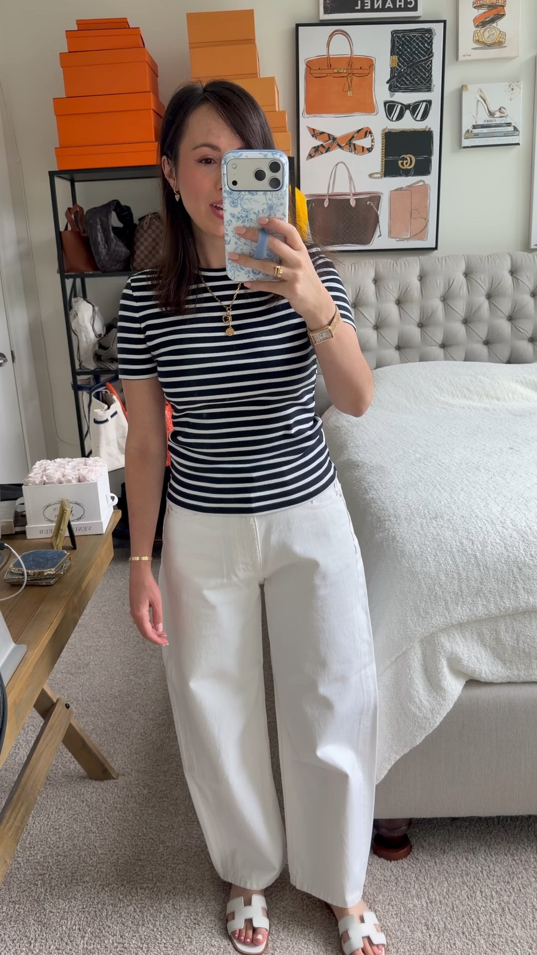 Stripes for summer with my @Veronica Beard tee and white denim

#LTKootd #LTKSeasonal