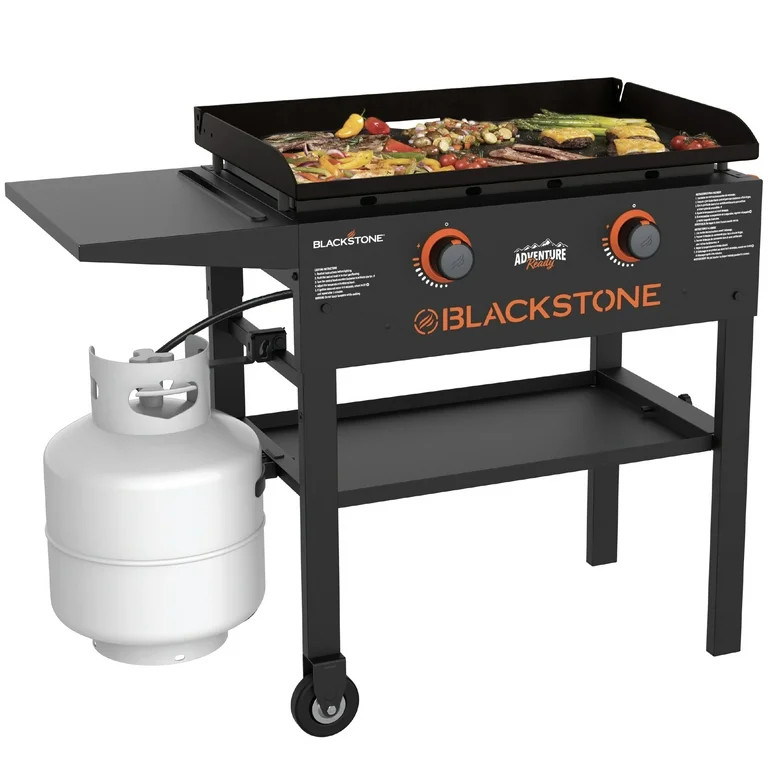 Blackstone Adventure Ready 2-Burner 28” Propane Griddle with Omnivore Griddle Plate | Walmart (US)