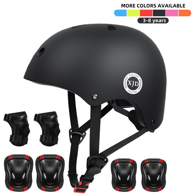 XJD Kids Bike Helmet Toddler Helmet for Kids,Multi-Sport Protective Gear Set for 3-5-8 Years Boys... | Walmart (US)