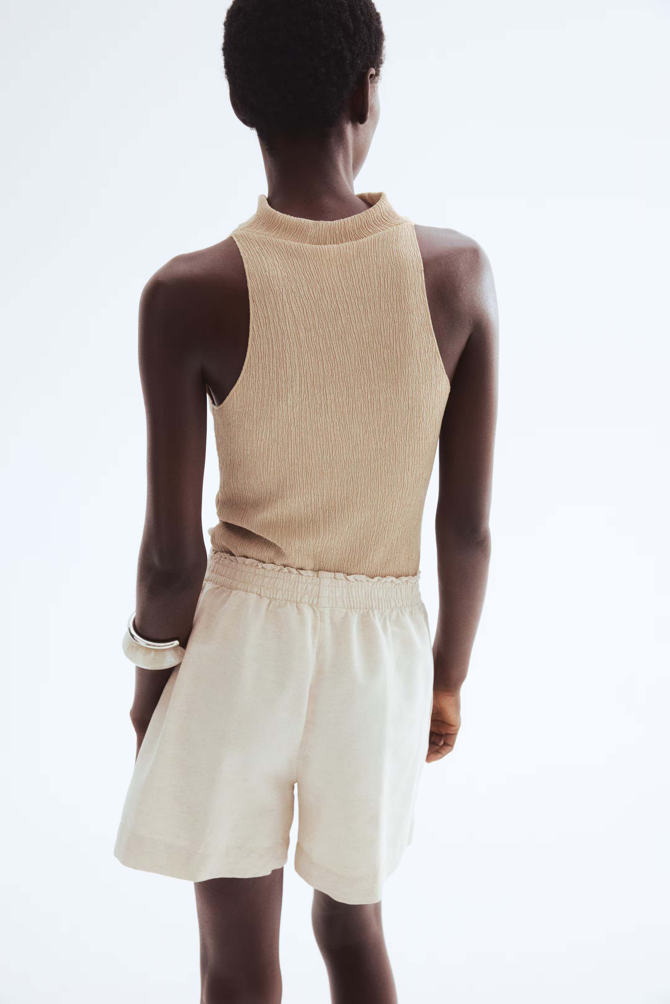 Linen-Blend Shorts | H&M (US + CA)