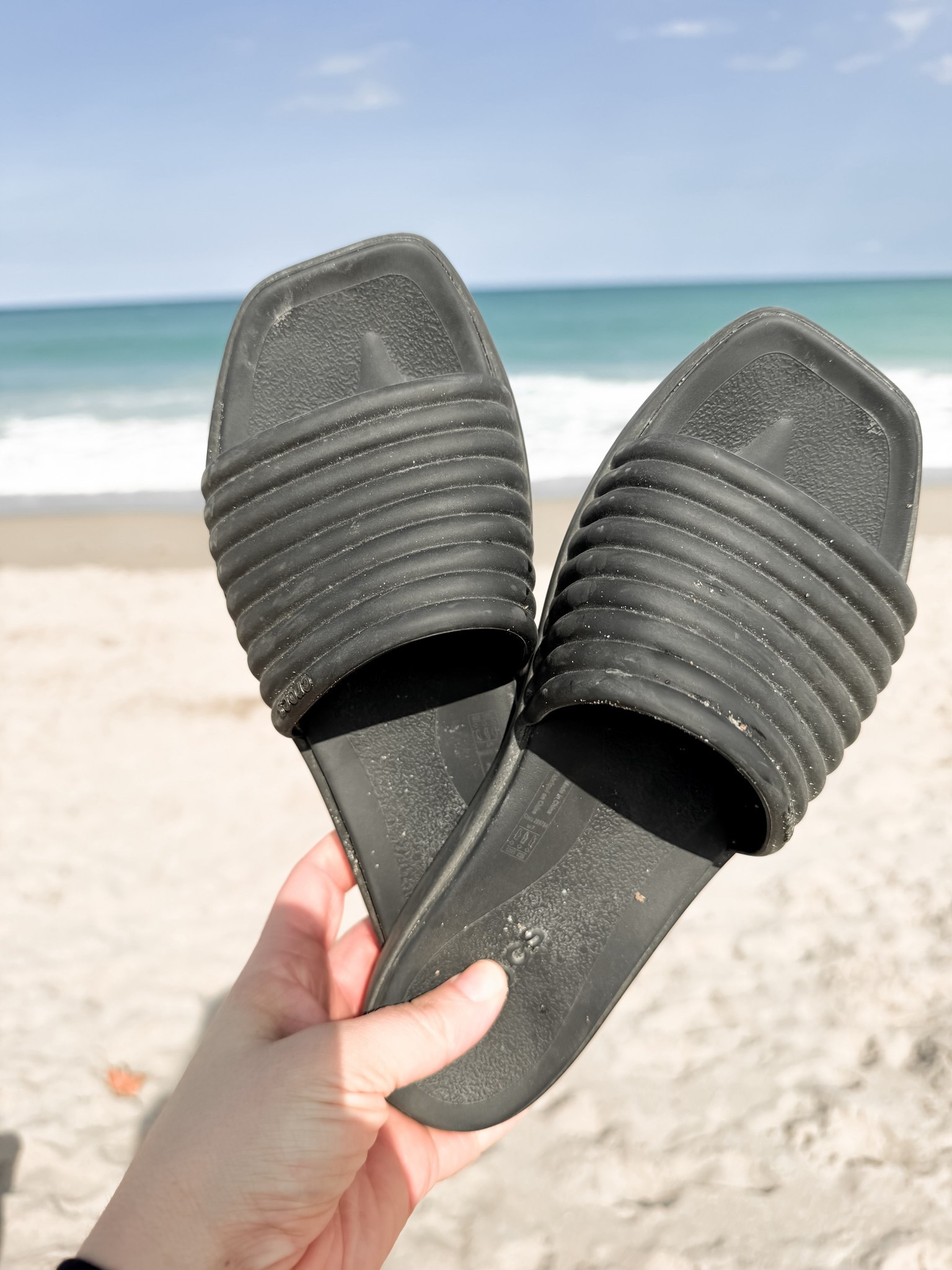 Excuse the sand but you need these for your next beach vacay!  Comfortable, easy to clean and dry quickly!

#LTKSeasonal #LTKspringtrends #LTKSwim