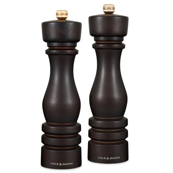 Cole & Mason London Wood Salt & Pepper Mill Set | Wayfair North America