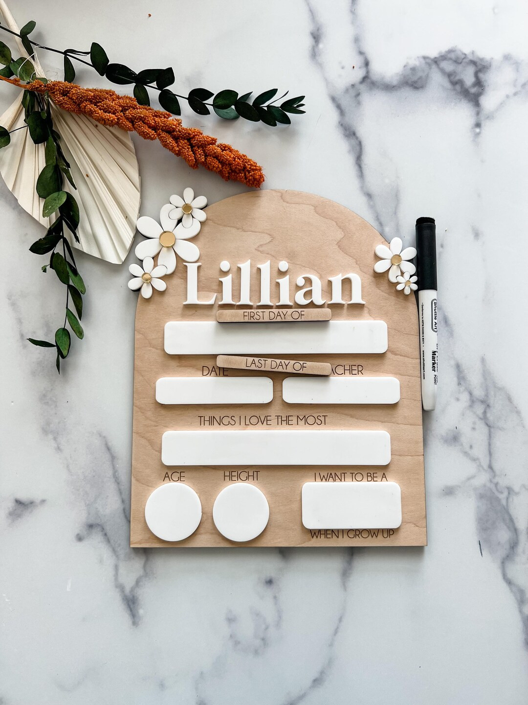 First Day of School Sign Interchangeable First Day Last Day of Sign First Day of Sign Last Day of... | Etsy (US)