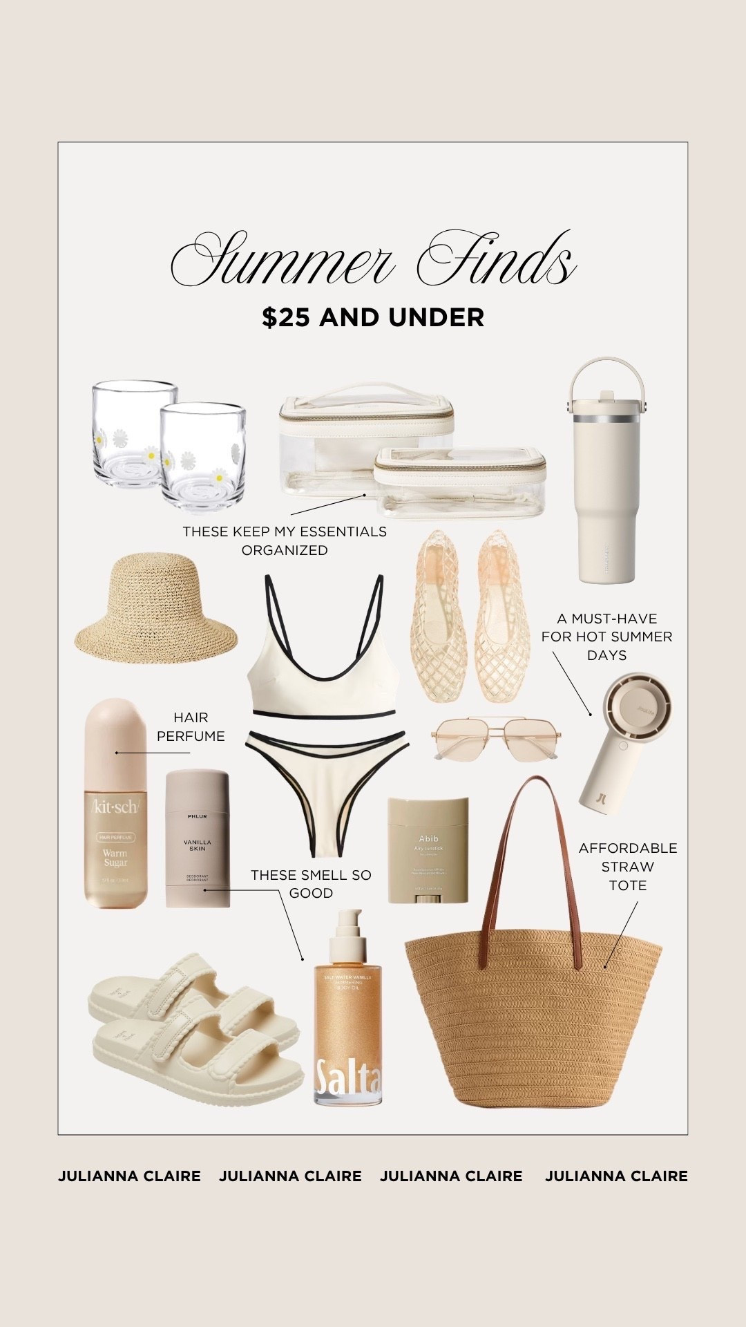 Summer finds $25 and under!

#LTKTravel #LTKSwim