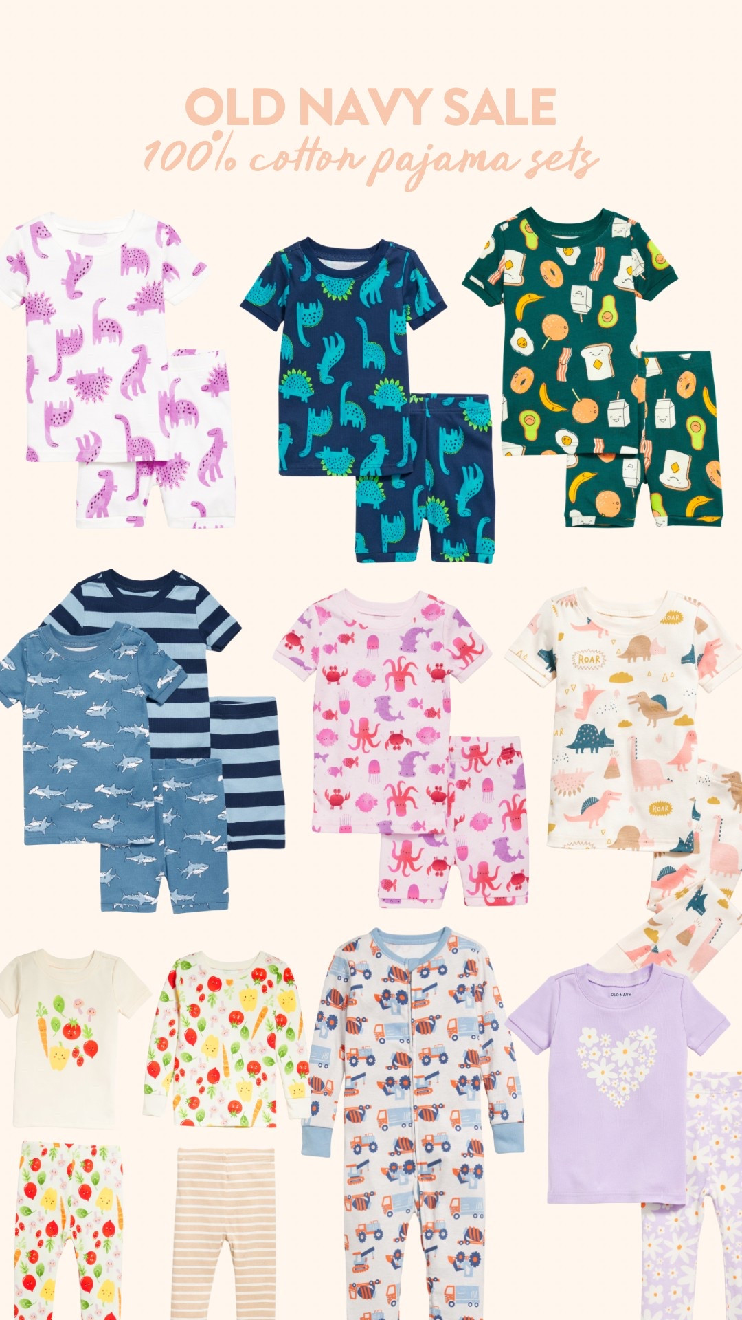 Old navy sale on 100% cotton pjs for babies and kids!

#LTKSpringSale #LTKKids #LTKBaby
