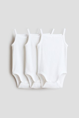 H & M - 3-pack Sleeveless Bodysuits - White | H&M (US + CA)