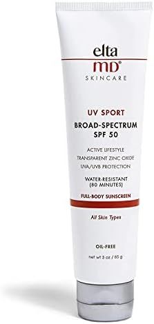 EltaMD UV Sport Broad Spectrum SPF 50 Sunscreen Sport Lotion, Body Sunscreen with UVA and UVB Pro... | Amazon (US)