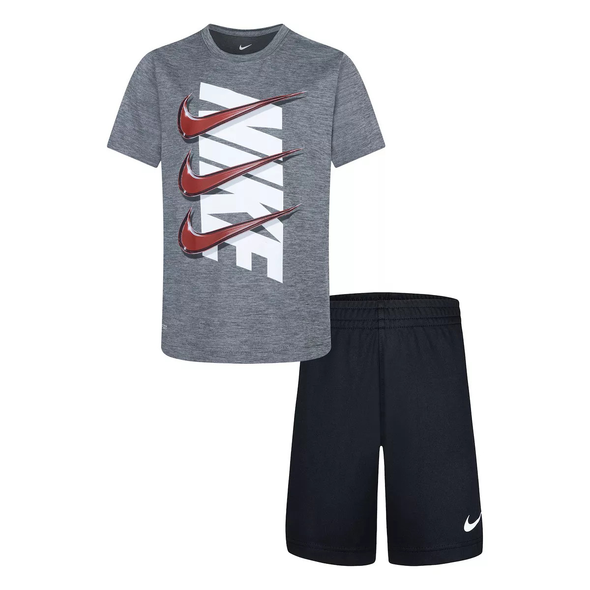 Boys 4-7 Nike Dri-FIT Swoosh Graphic Tee & Shorts Set | Kohl's