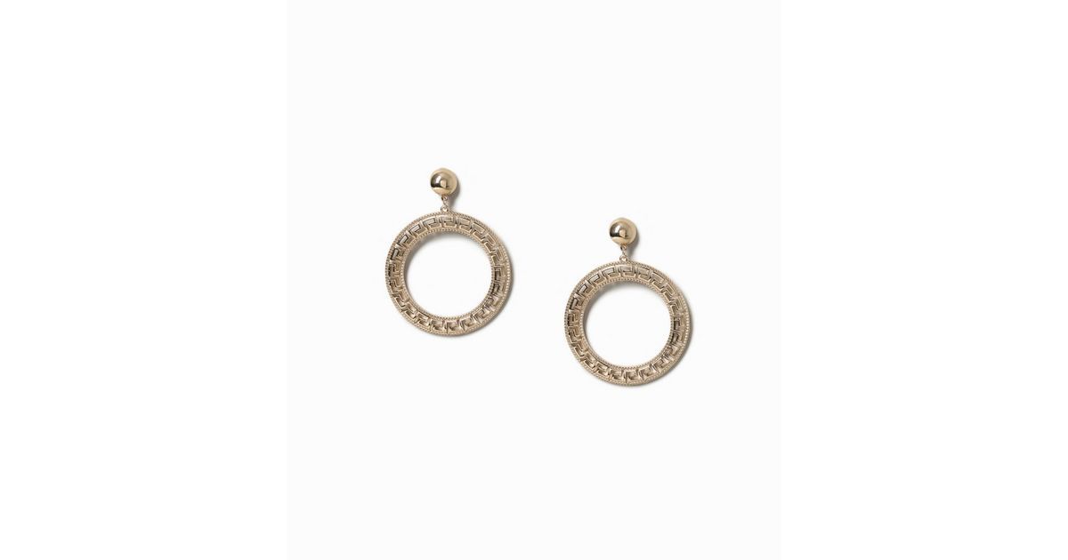 Freedom Gold Abstract Halo Drop Earrings
						
						Add to Saved Items
						Remove from Saved ... | New Look (UK)