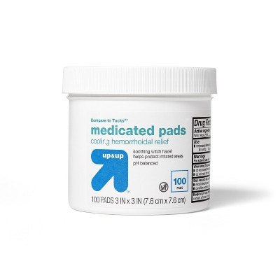 Medicated Hemorrhoidal Pads - 100ct - up&up™ | Target