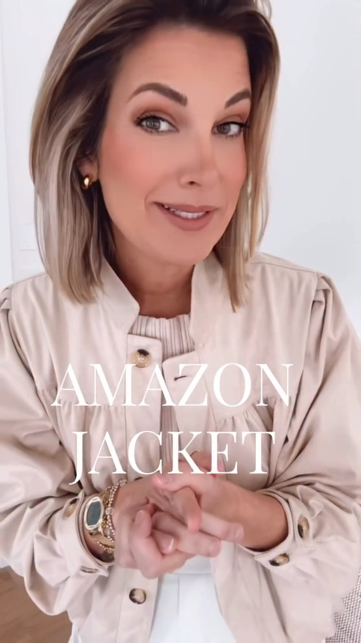 Amazon jacket to transition to Spring! 

#LTKFindsUnder50 #LTKootd #LTKOver40