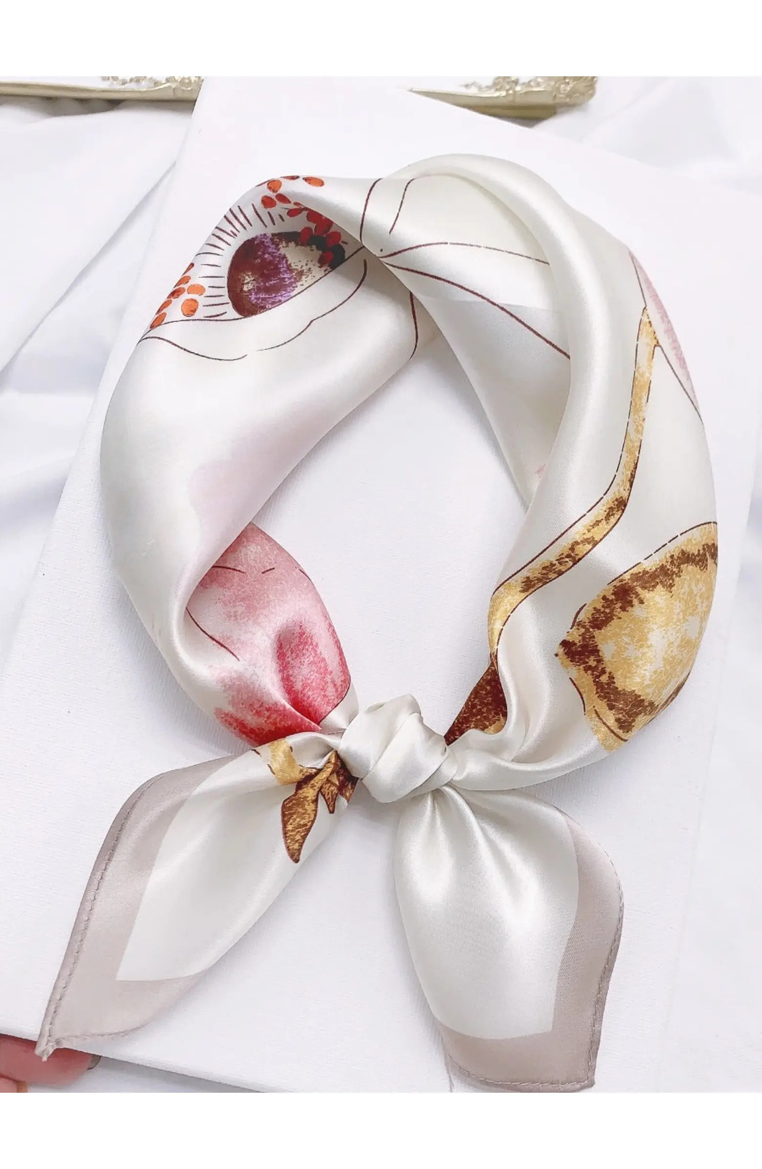 Elegant Pure Silk Square Scarf | Nordstrom