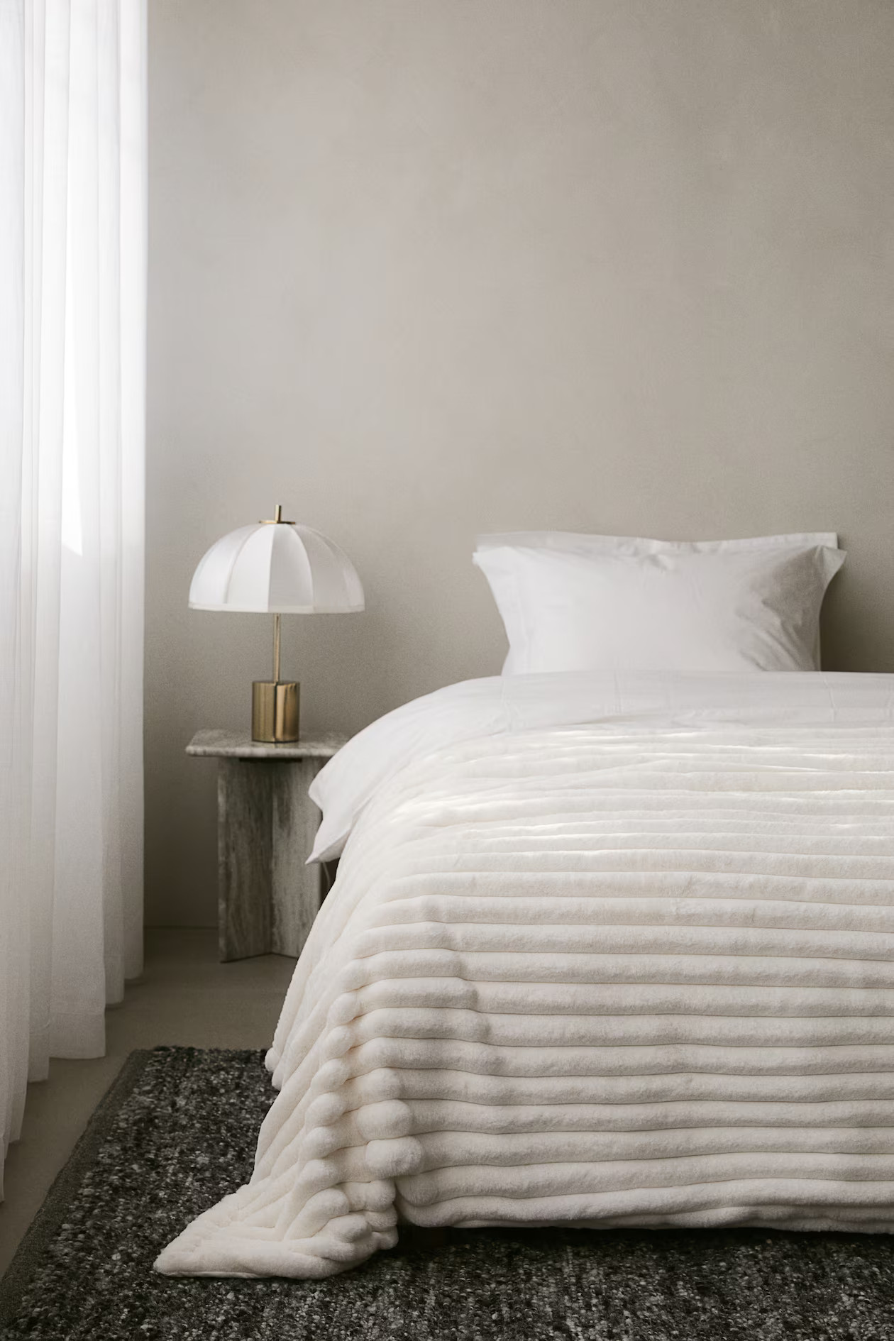 Gerippte Tagesdecke - Weiß  - Home All | H&M DE | H&M (DE, AT, CH, NL, FI)