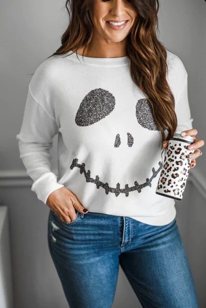 Skelly Smile Pullover | Gunny Sack and Co