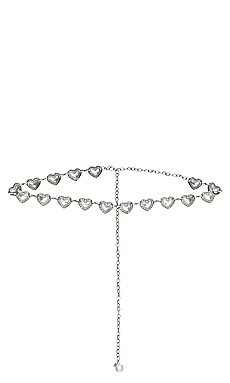 8 Other Reasons Heart Chain Belt in Silver from Revolve.com | Revolve Clothing (Global)
