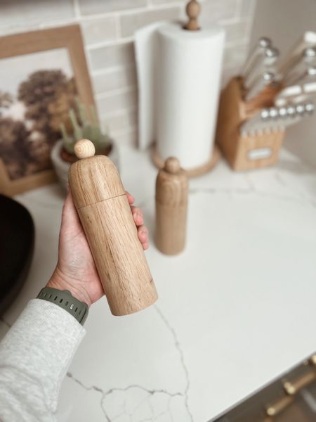 Love these wood spice mills from McGee & Co. A more affordable option to the Turkish brass spice mills. 
Kitchen


#LTKstyletip #LTKhome #LTKunder50