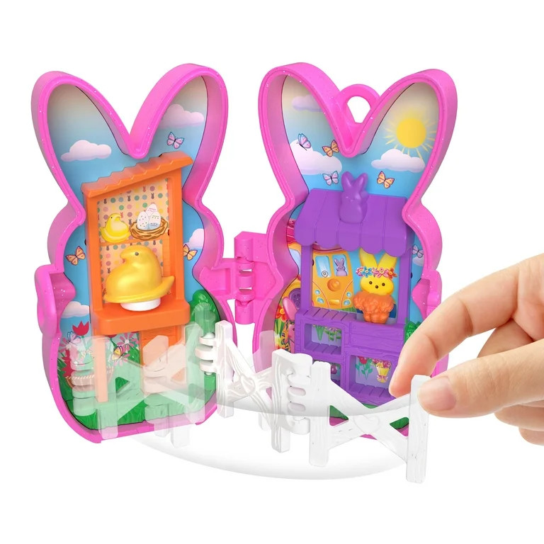 Polly Pocket x PEEPS, Dolls & 2 Playsets with 6 Themed Accessories, Compact Travel Toy with Clip ... | Walmart (US)