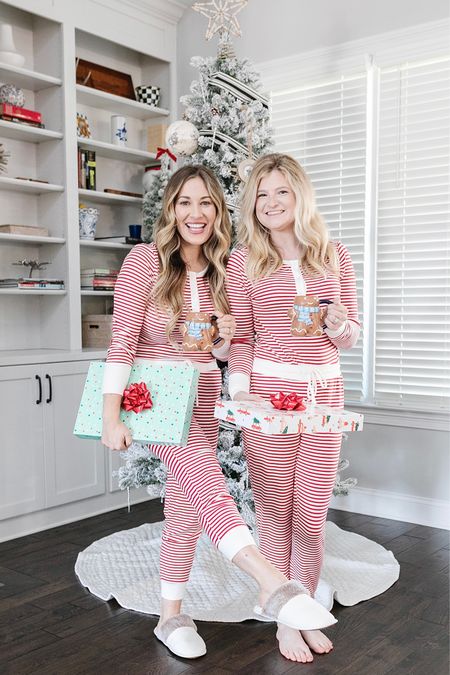 Pajamas // Christmas // Buttery Soft // Comfortable // Stripes // Set // Friends // Family // Gift Idea // Mother In Law // Grandmother // Girlfriend // Bridesmaid Gift // Soma // Joggers // Slippers // Fuzzy

#LTKHoliday #LTKunder50 #LTKSeasonal