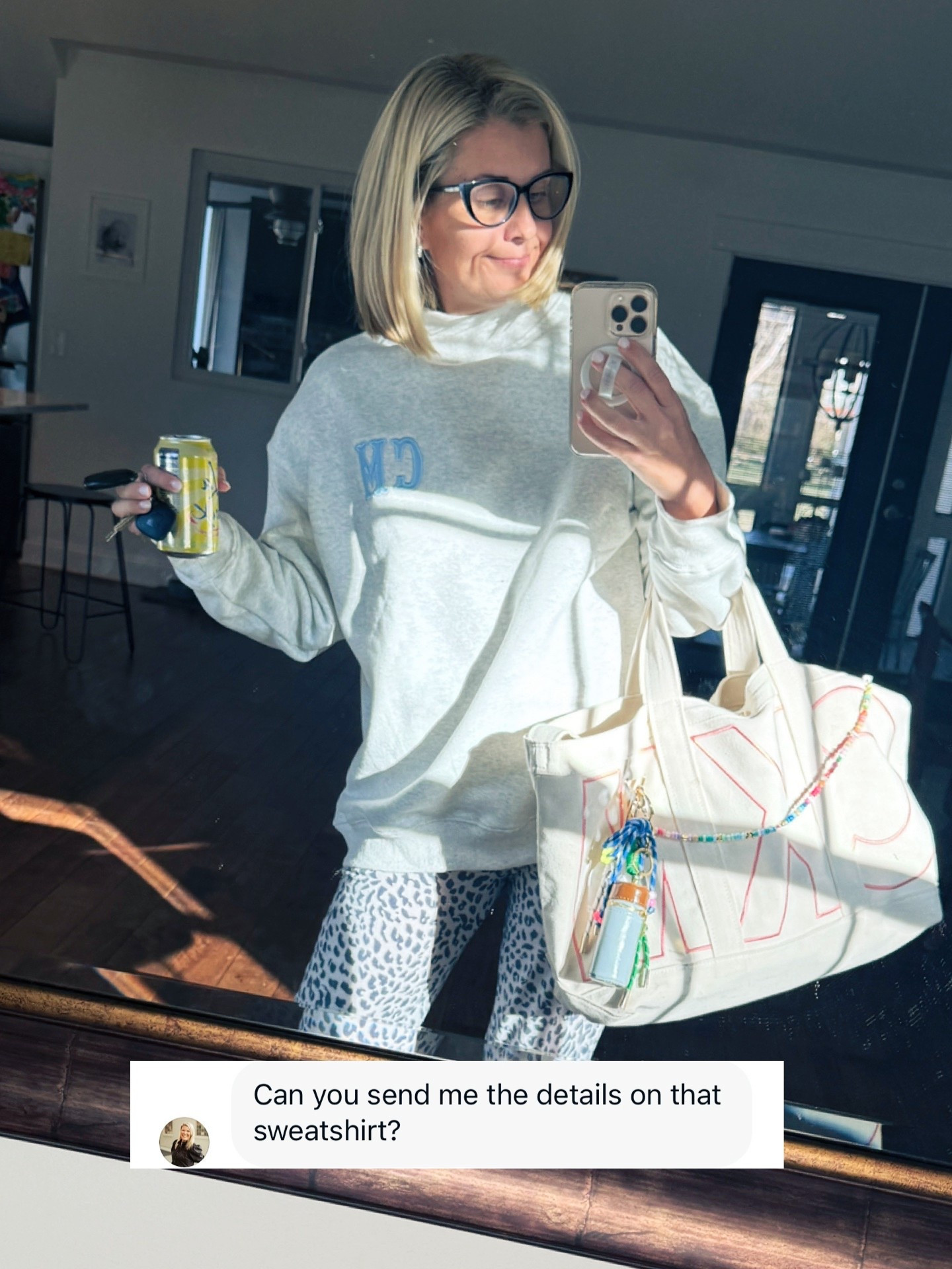 I’m loving this monogrammed mock sweatshirt. Super soft and so cute! Would make a great gift too!

Use code Catherine10 for 10% off

#LTKdayinmylife #LTKmomlife #LTKOver40