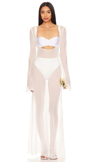 Blanca Maxi Dress in Cream | Revolve Clothing (Global)