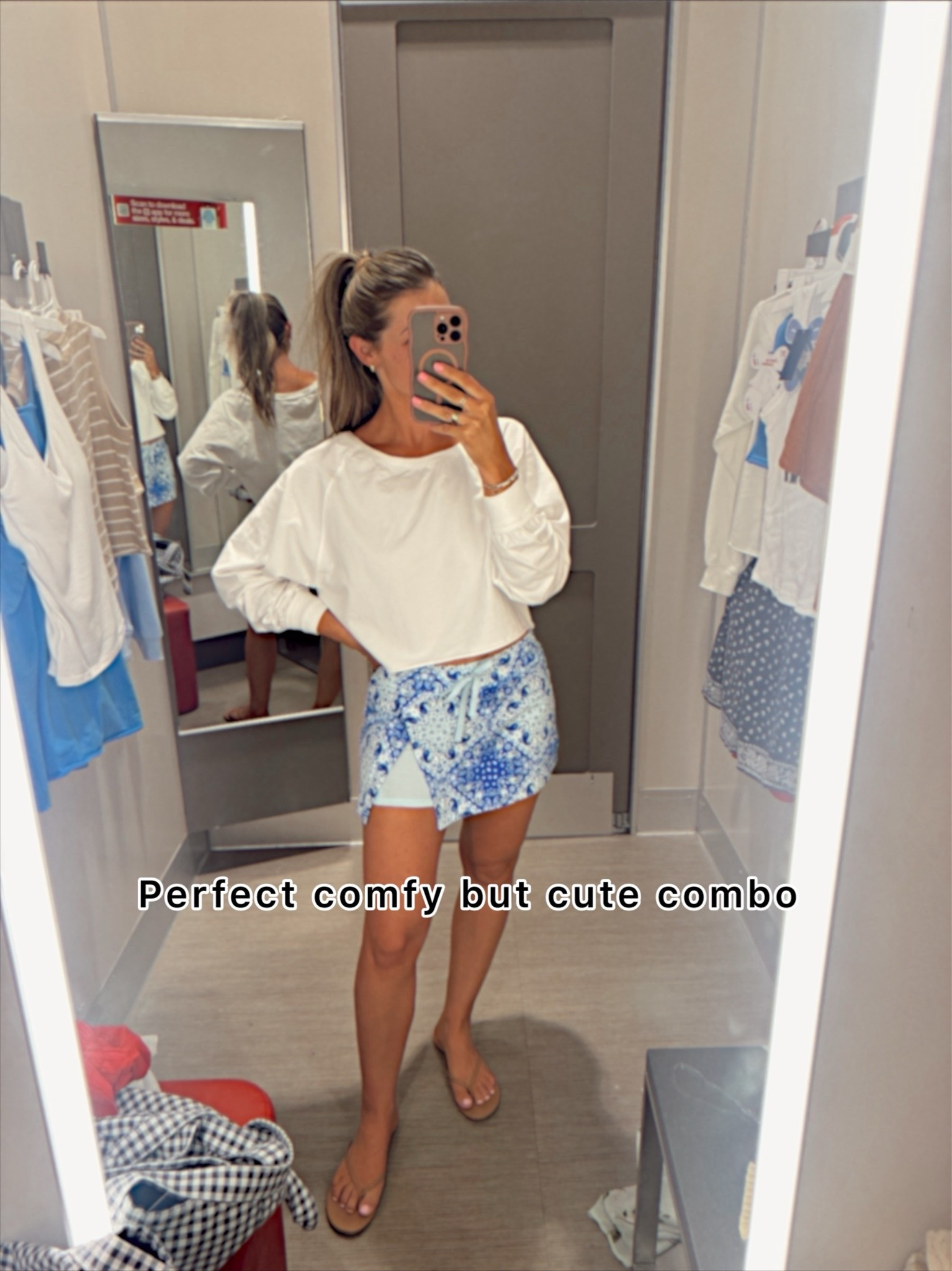 Small skort /: XXS top 
Target cuties!