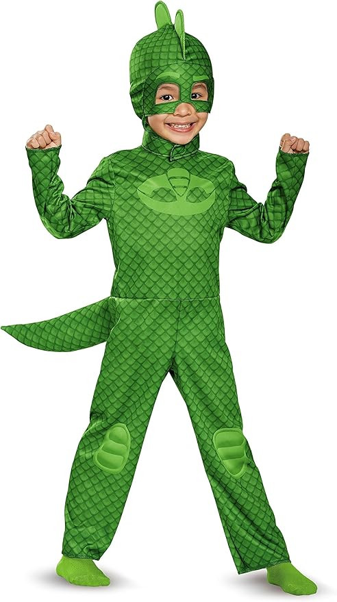 Gekko Classic Toddler PJ Masks Costume, Medium/3T-4T | Amazon (US)