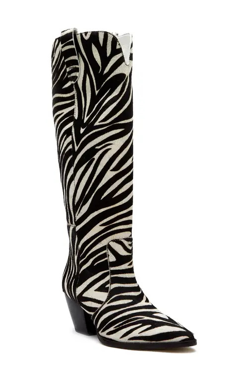 Matisse Stella Western Boot in Zebra at Nordstrom, Size 6 | Nordstrom
