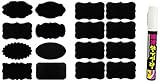 Wrapables Set of 68 Chalkboard Labels/Chalkboard Stickers for Organizing, Labeling, Gift Tags, Drink | Amazon (US)