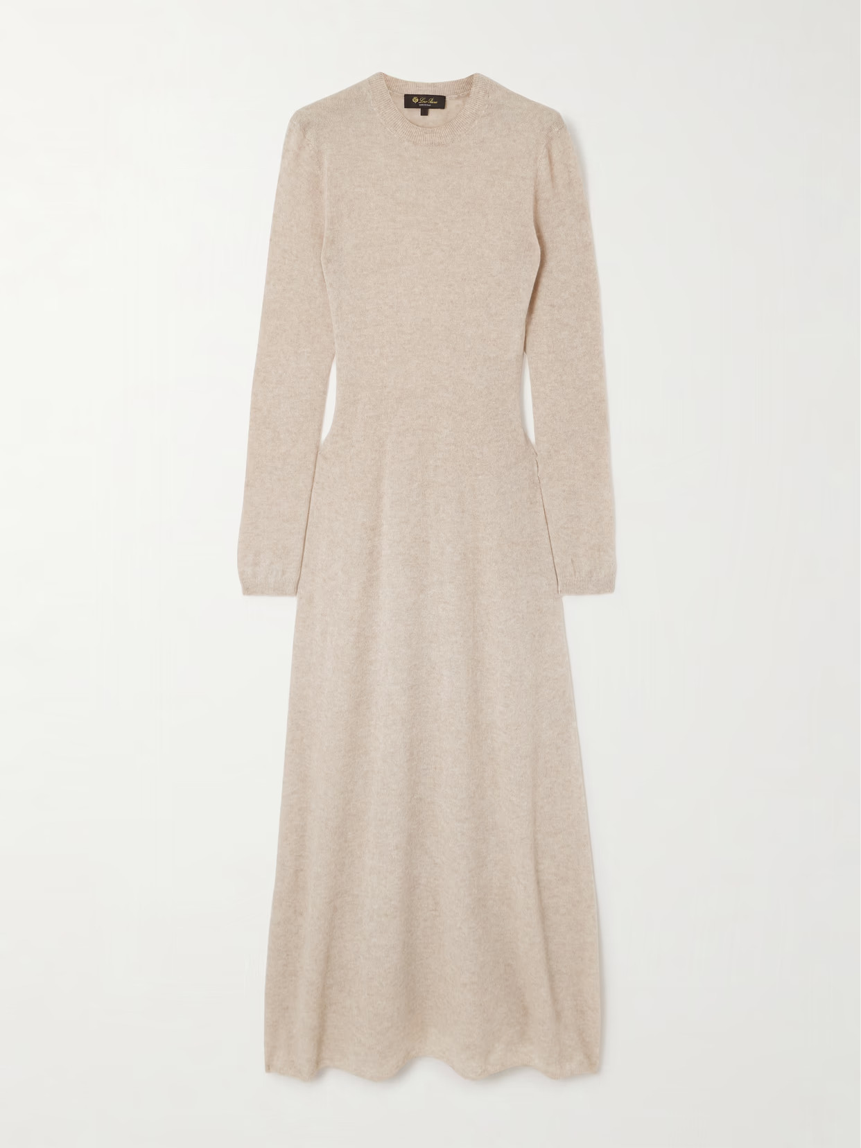 Loro Piana - Camino Cashmere And Silk-blend Midi Dress - Neutrals | NET-A-PORTER (US)