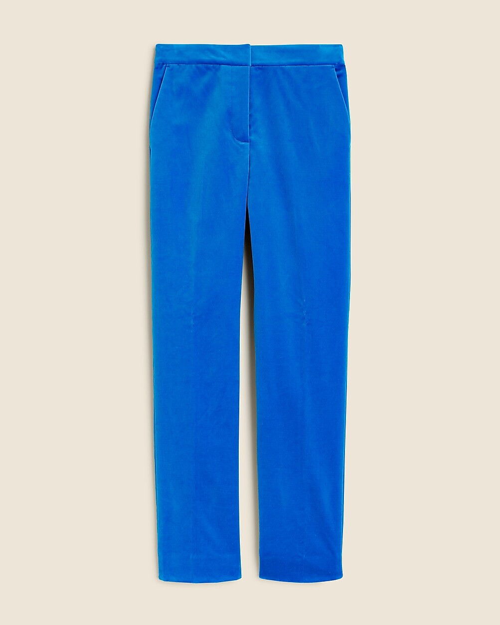 Kate straight-leg pant in stretch velvet | J. Crew US