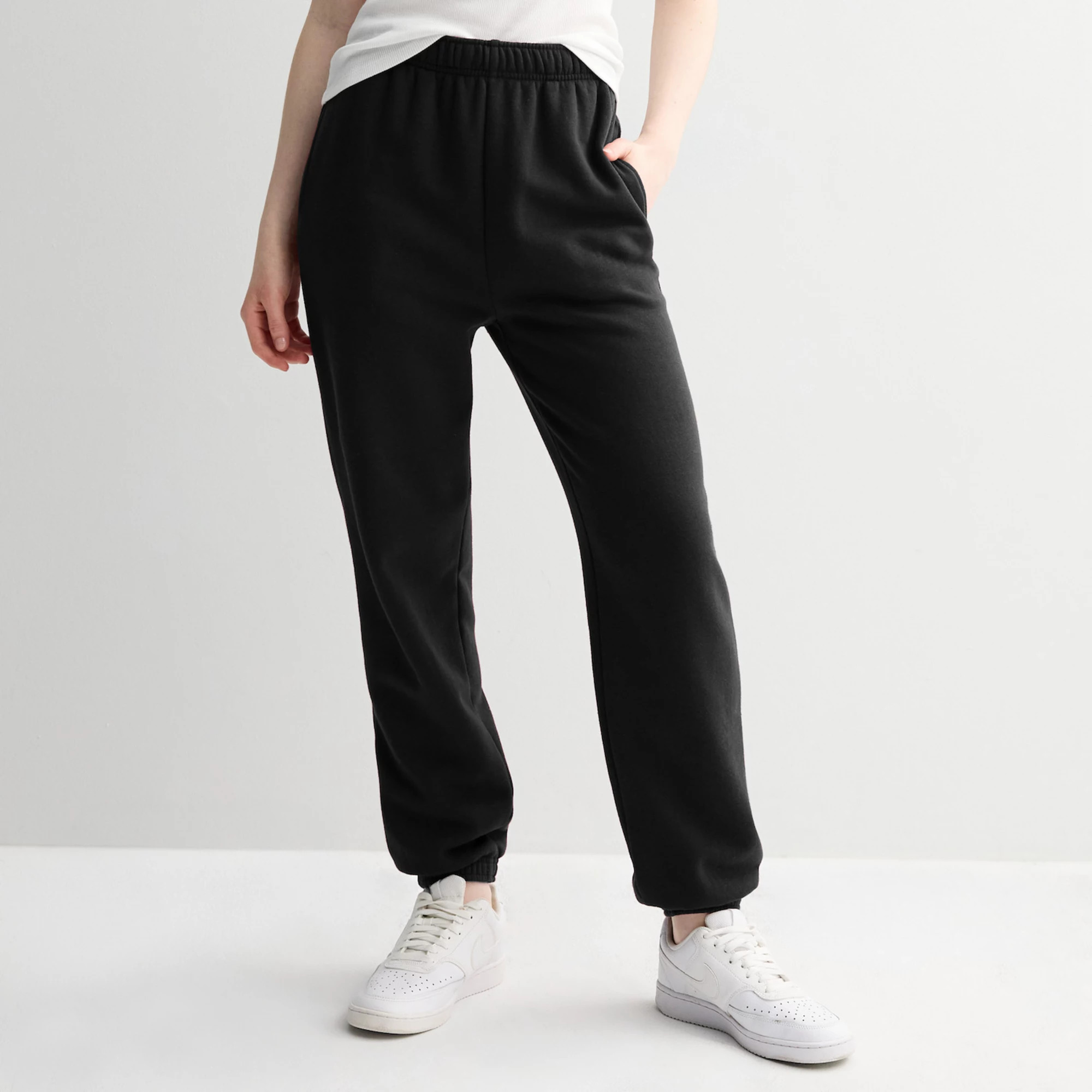 Juniors' SO® Foldover Fleece Jogger Pants | Kohl's