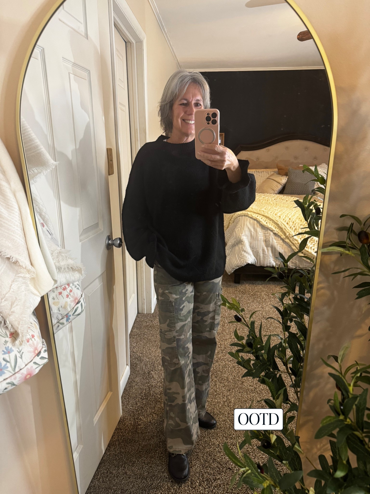 It’s cold today!  We’re taking my grandson out to breakfast. Wearing this cozy oversized sweater and my Walmart cargo pants. 

#LTKgrwm #LTKmomlife #LTKootd