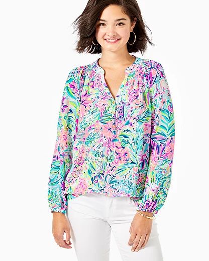 Lilly Pulitzer Elsa Silk Top | Lilly Pulitzer