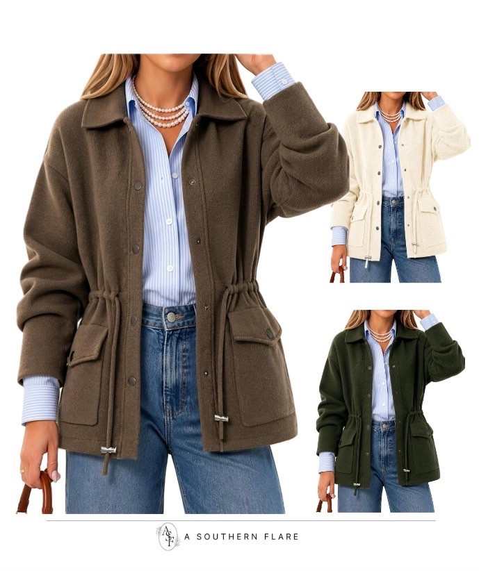These cozy jackets are perfect for layering. Stay warm and stylish this fall! #AutumnFashion #CozyStyle