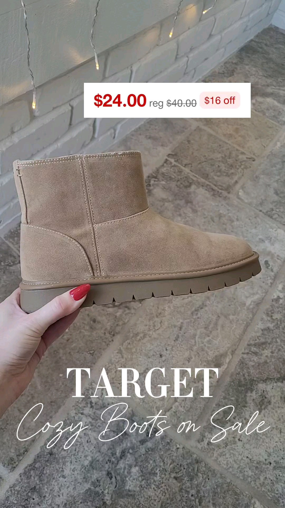 40% off all Women's Shoes at Target right now - including these look for less cozy boots perfect for travel,  running errands,  and staying warm this winter! A great last minute gift for her, tween gift,  teen gift,  slippers, boots

#LTKSaleAlert #LTKGiftGuide