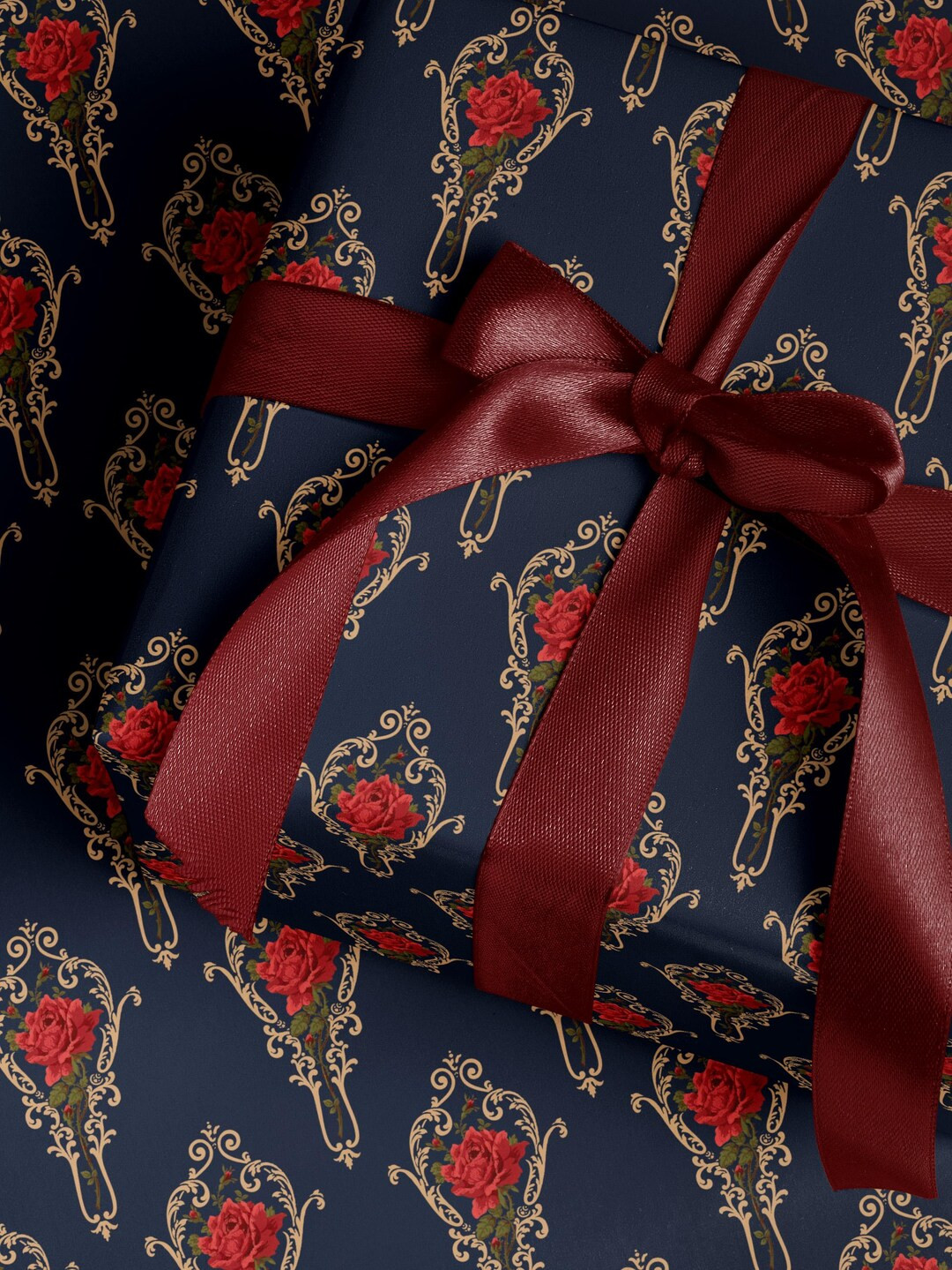 Fairytale Wrapping Paper Rose Gift Wrap Christmas Paper Holiday Wrapping Paper Children Gift Wrap... | Etsy (US)