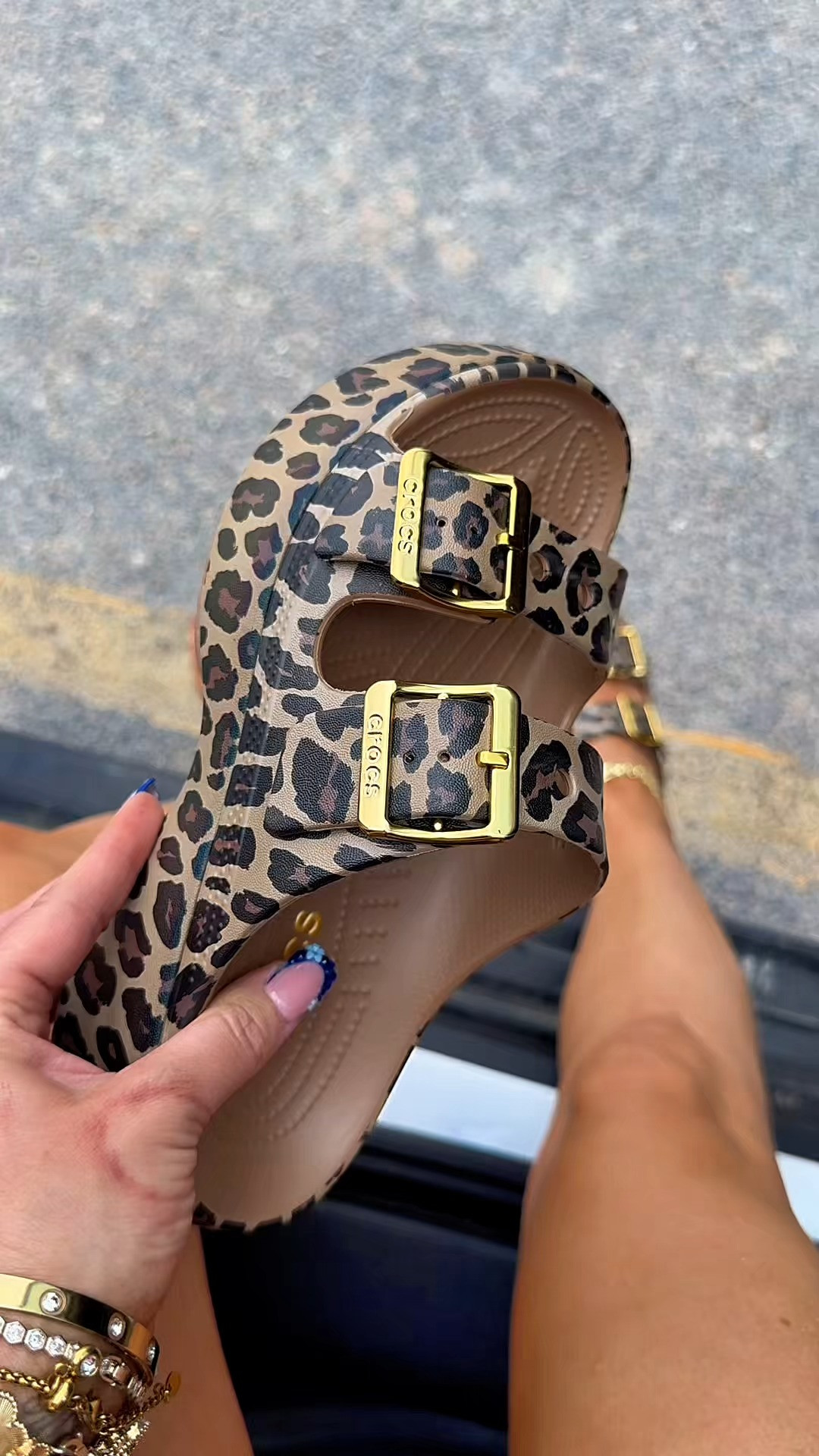 Leopard crocs sandals 🖤 #crocs #crocssandals #crocssaturday #ad @Crocs #leopardcrocs 

 #LTKootd #LTKWorkwear #LTKTravel