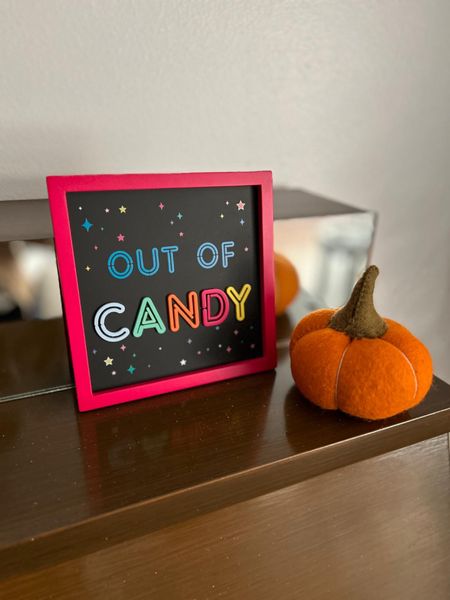 It's spooky season once again, spice up your corner with this despicable 'out of candy' sign! 

#LTKHalloween #LTKSeasonal #LTKhome