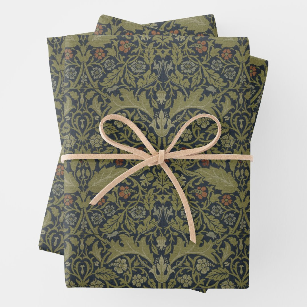William Morris: Campion Wrapping Paper Sheets | Zazzle | Zazzle