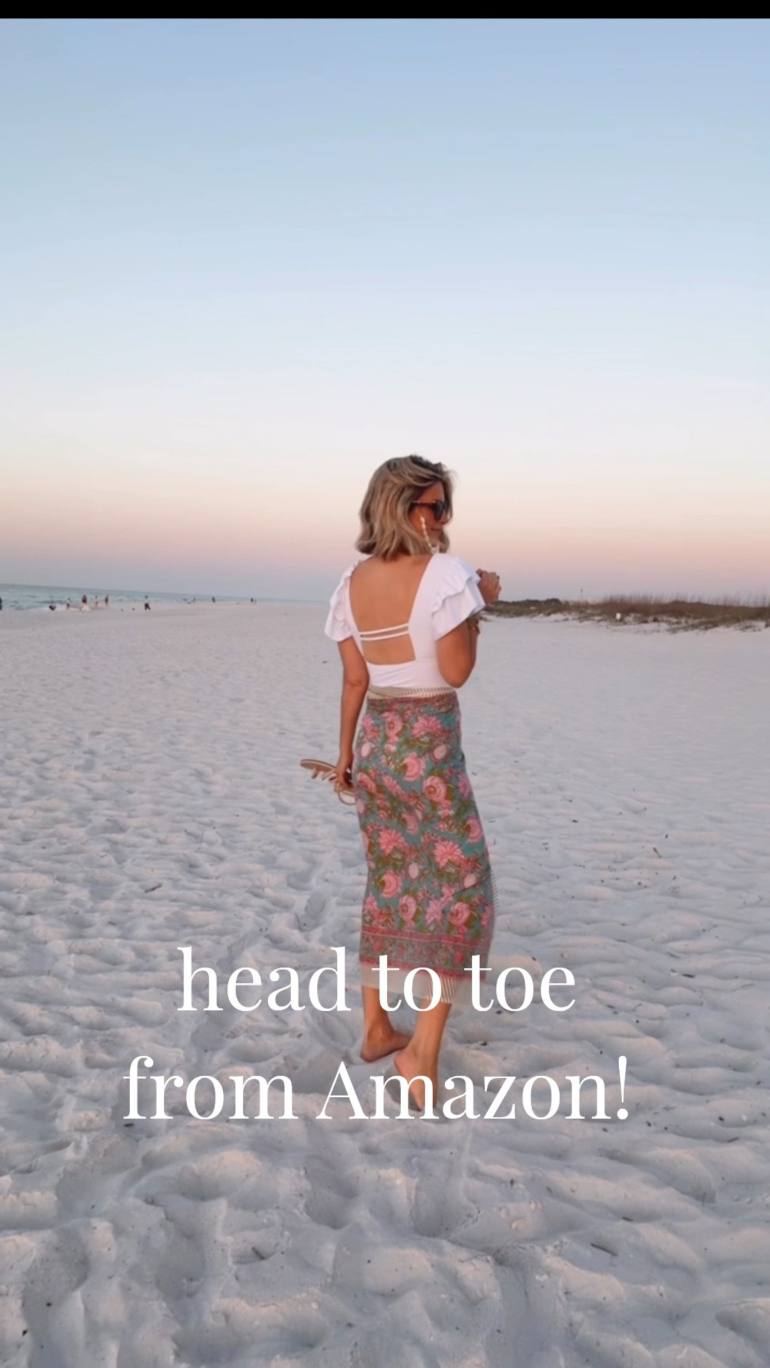 Amazon beach vacation outfit.  I size up one in swimsuit for length. I am 5’11”. This one is well lined and has flattering ruching in the waist.

#LTKTall #LTKSwim #LTKTravel