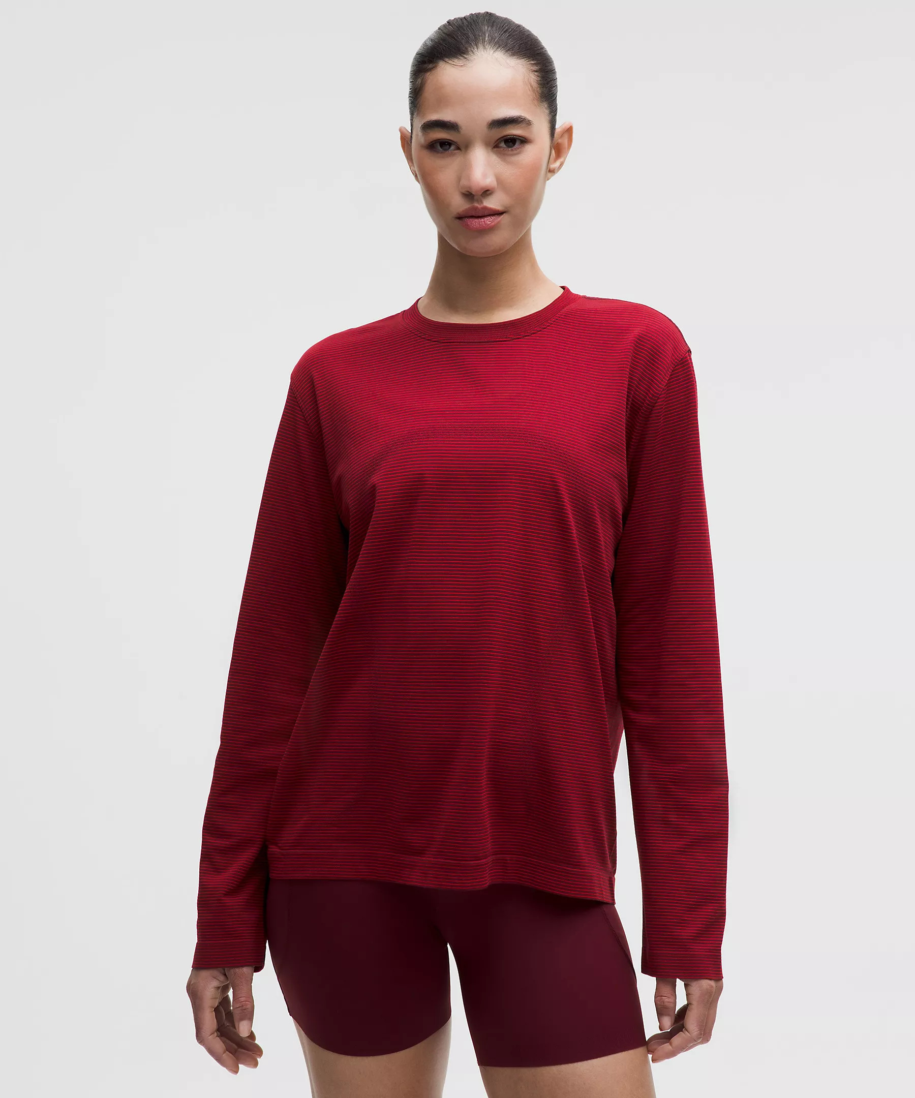 Swiftly Relaxed Long-Sleeve Shirt Hip Length | Lululemon (US)