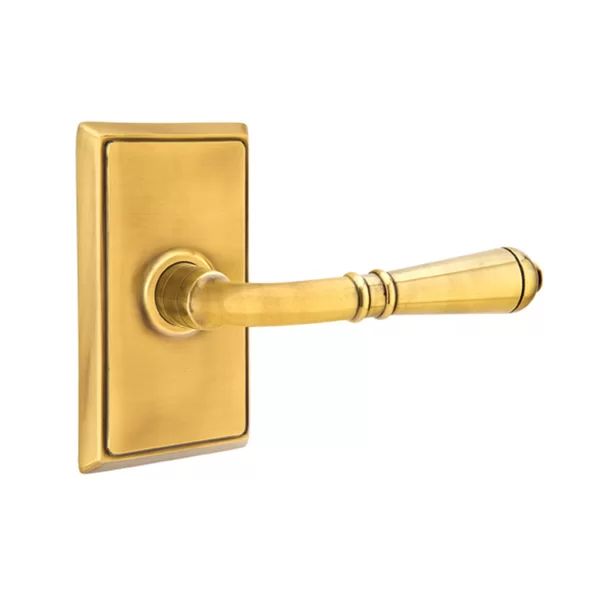 Turino Passage (Hall & Closet) Door Lever with Rosette | Wayfair Professional