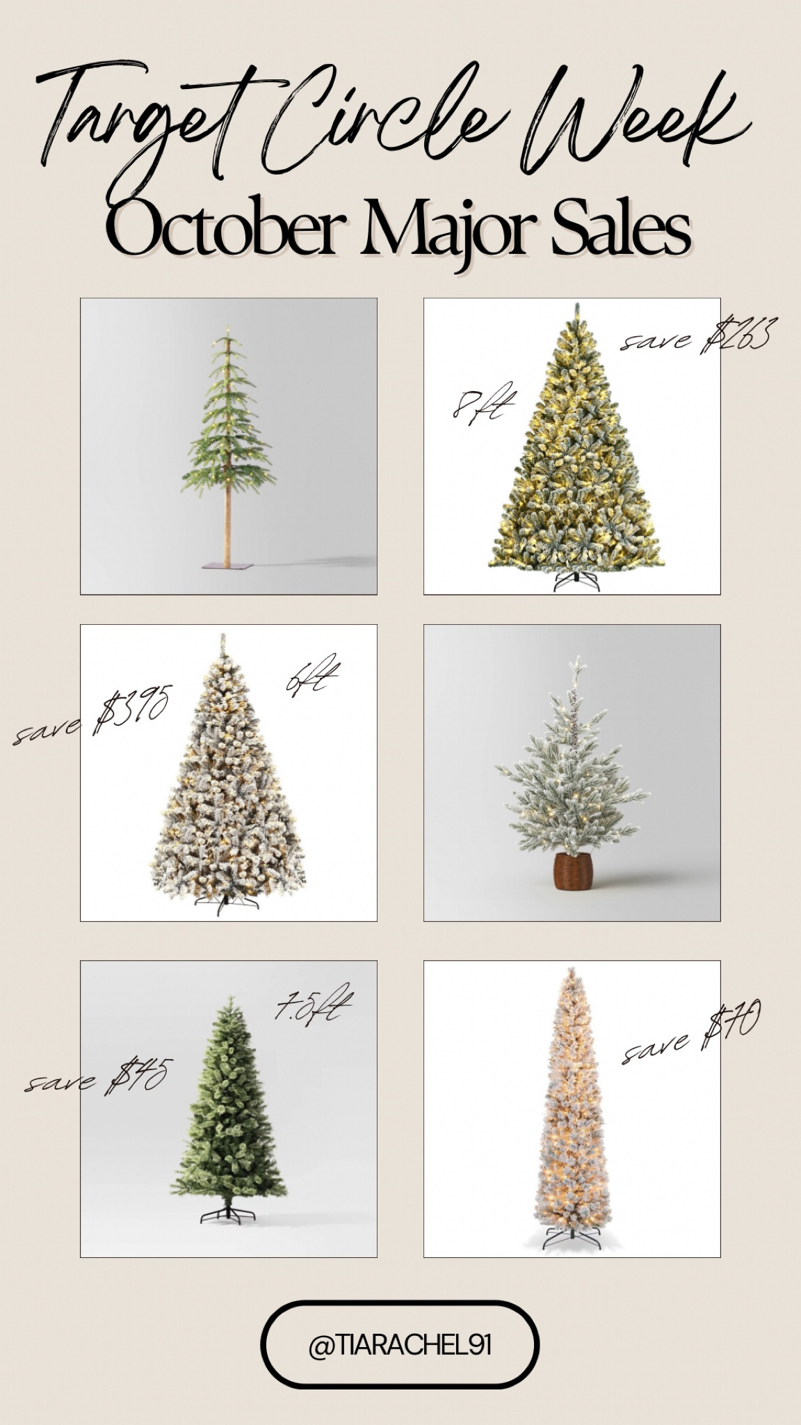 #ad TONS of pretty artificial Christmas trees included in #TargetCircleWeek sales! 🎄🎄@Target

#TargetPartner #Target #liketkit @shop.LTK

#LTKSaleAlert #LTKHome #LTKxTarget