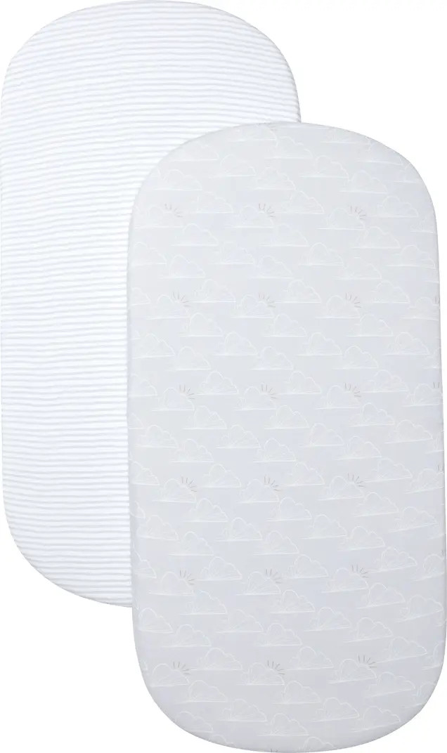 by Shnuggle Air Set of 2 Full Size Fitted Crib Sheets | Nordstrom