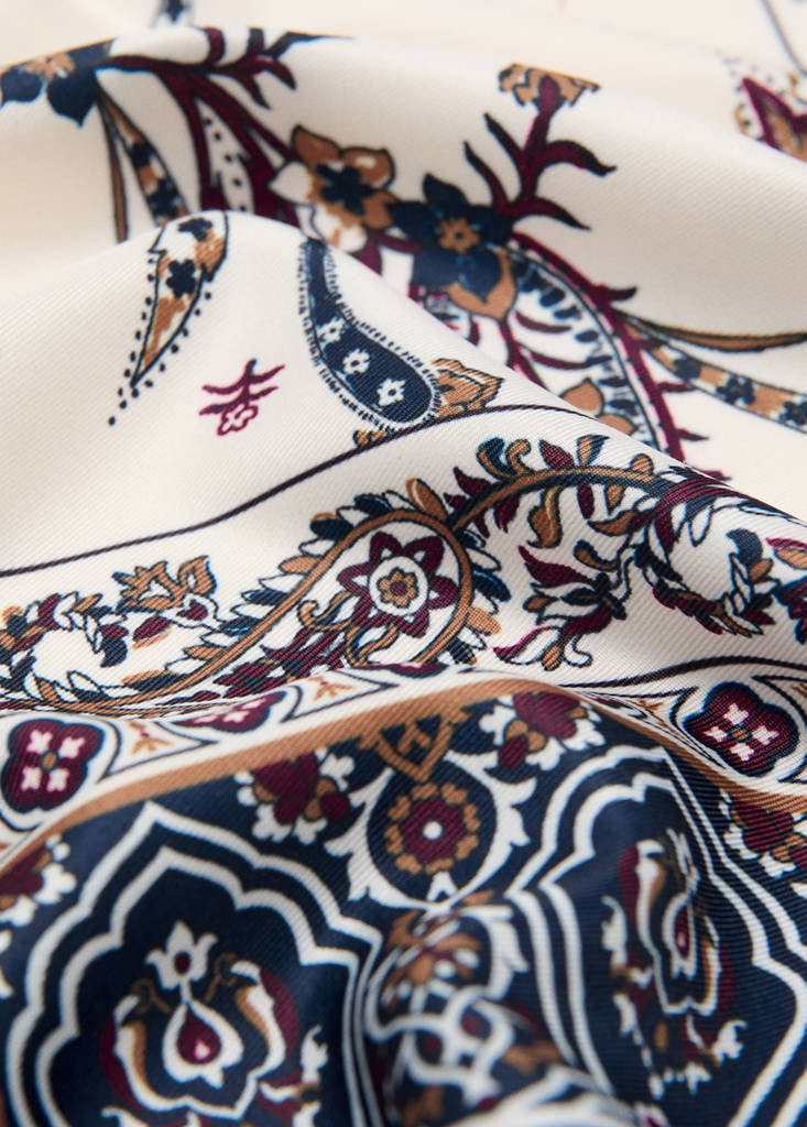 Paisley print scarf navy - Women - One size - MANGO | MANGO (UK)