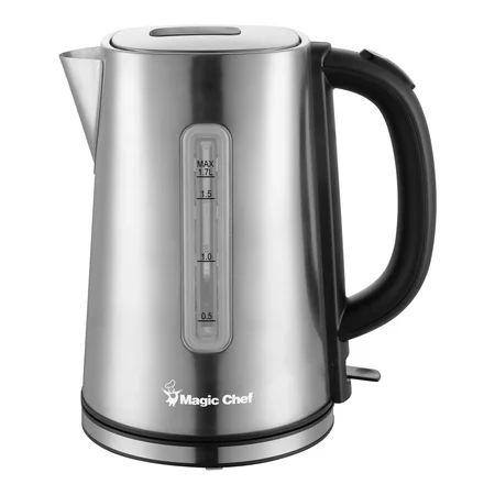 Magic Chef 7.2-Cup Electric Kettle with Cordless Pouring in Stainless Steel | Walmart (US)